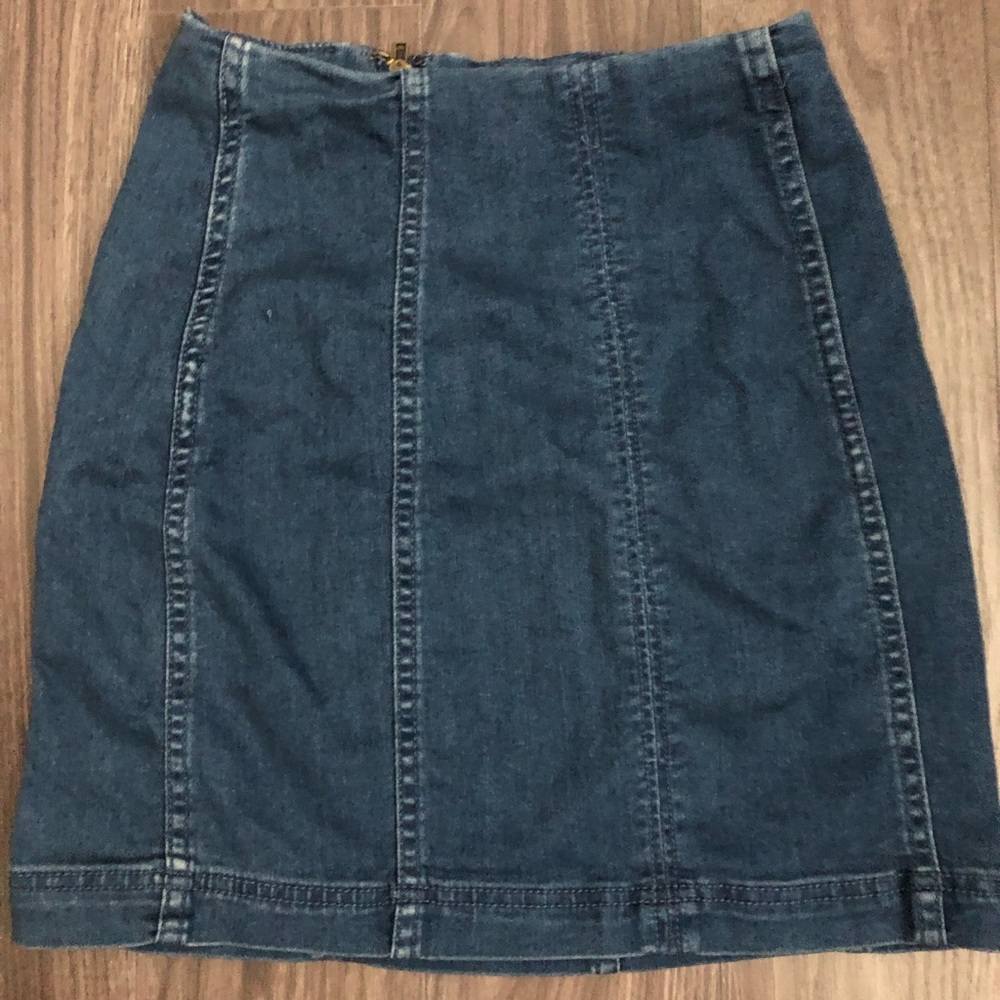 FREE PEOPLE DENIM SKIRT